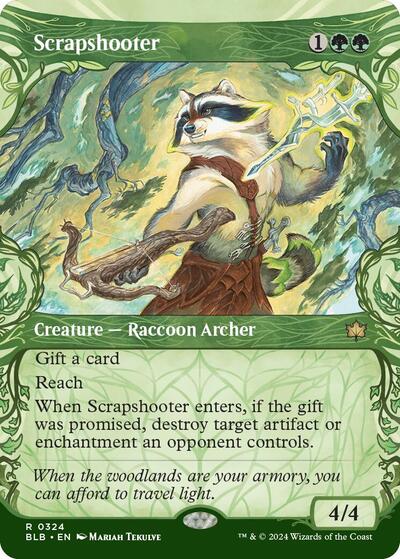 Scrapshooter (Showcase) (Bloomburrow) Light Play