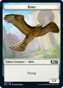 Bird Token (Core Set 2021) Light Play