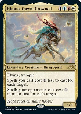 Hinata, Dawn-Crowned (Kamigawa: Neon Dynasty) Light Play