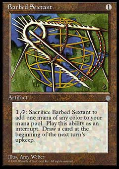 Barbed Sextant (Ice Age) Light Play