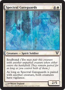 Spectral Gateguards (Avacyn Restored) Light Play Foil