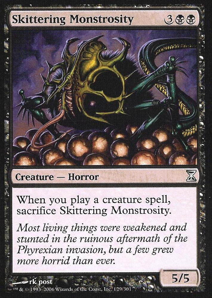 Skittering Monstrosity (Time Spiral) Medium Play