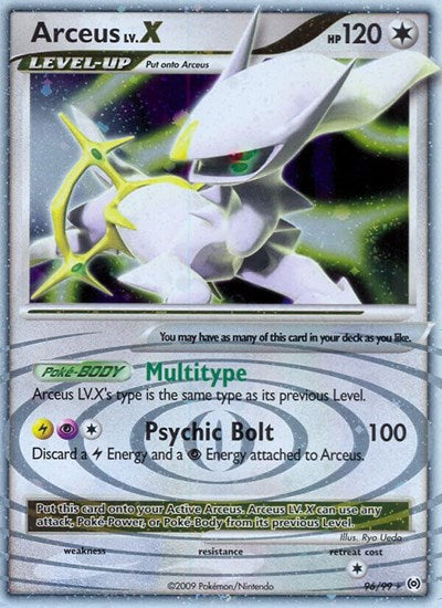 Arceus Lv.X (96) (Arceus) Damaged / Poor Holofoil