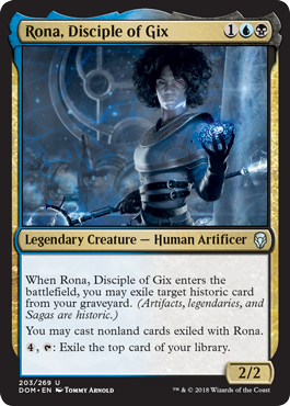 Rona, Disciple of Gix (Dominaria) Light Play