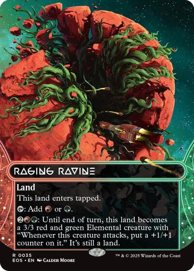 Raging Ravine (0035) (Borderless) (Stellar Sights) Light Play