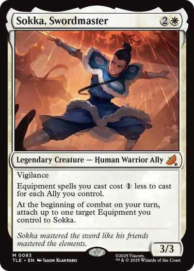 Sokka, Swordmaster (Avatar: The Last Airbender: Eternal-Legal) Light Play Foil