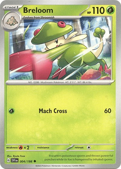 Breloom (Scarlet and Violet: Base Set) Light Play