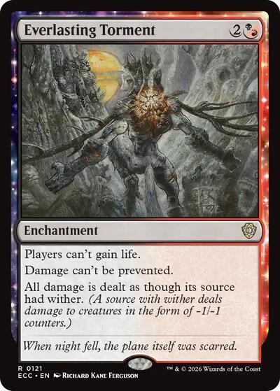 Everlasting Torment (Commander: Lorwyn Eclipsed) Light Play