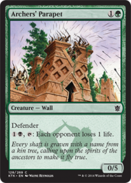 Archers' Parapet (Khans of Tarkir) Light Play