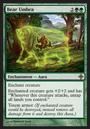 Bear Umbra (Rise of the Eldrazi) Light Play
