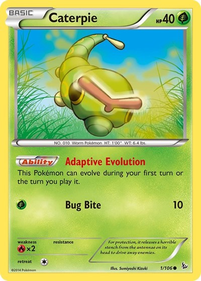 Caterpie (XY Flashfire) Light Play