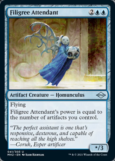 Filigree Attendant (Modern Horizons 2) Light Play