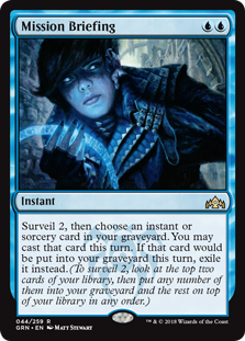 Mission Briefing (Guilds of Ravnica) Light Play