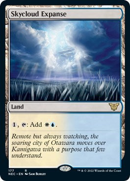 Skycloud Expanse (Commander: Kamigawa: Neon Dynasty) Light Play