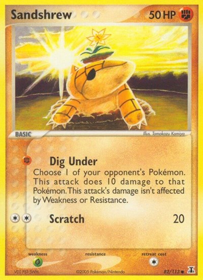 Sandshrew (Delta Species) Near Mint Reverse Holofoil