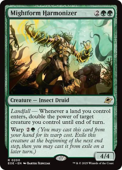 Mightform Harmonizer (Edge of Eternities) Light Play Foil