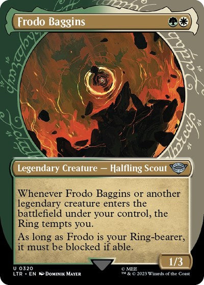 Frodo Baggins (Showcase) (Universes Beyond: The Lord of the Rings: Tales of Middle-earth) Damaged / Poor