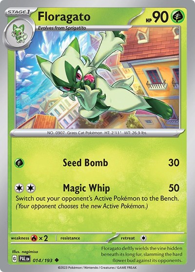 Floragato - 014 (SV02: Paldea Evolved) Light Play