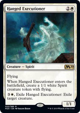 Hanged Executioner (Magic 2020 Core Set) Light Play