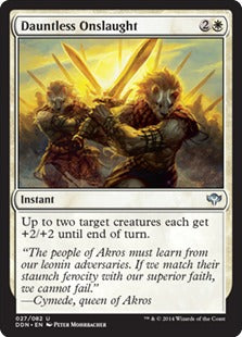 Dauntless Onslaught (Duel Decks: Speed vs Cunning) Light Play