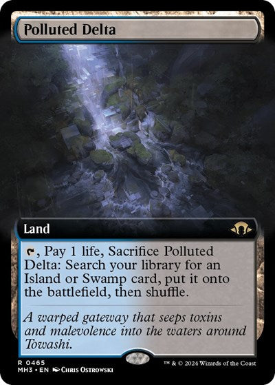 Polluted Delta (Extended Art) (Modern Horizons 3) Light Play Foil