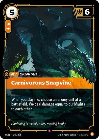 Carnivorous Snapvine (Origins) Light Play Foil