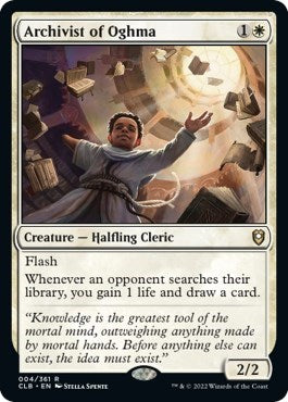 Archivist of Oghma (Commander Legends: Battle for Baldur's Gate) Near Mint Foil