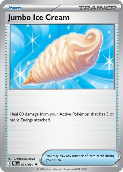 Jumbo Ice Cream (ME02: Phantasmal Flames) Light Play Reverse Holofoil