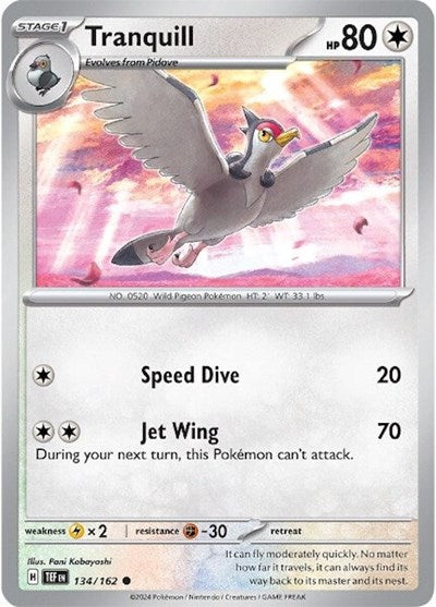 Tranquill (SV05: Temporal Forces) Light Play Reverse Holofoil