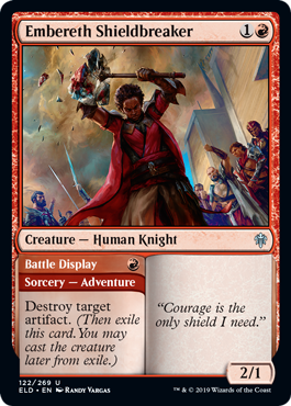 Embereth Shieldbreaker (Throne of Eldraine) Light Play