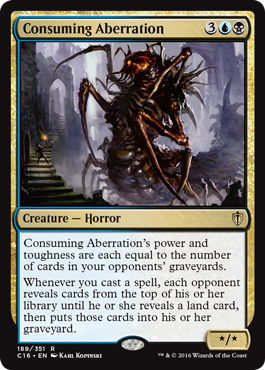 Consuming Aberration (Commander 2016 Edition) Light Play