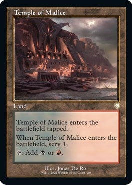 Temple of Malice (Commander: The Brothers' War) Light Play