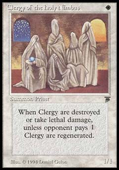 Clergy of the Holy Nimbus (Legends) Medium Play