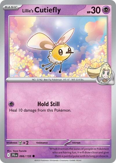 Lillie's Cutiefly (SV09: Journey Together) Light Play Reverse Holofoil