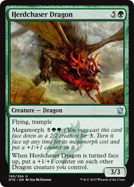Herdchaser Dragon (Dragons of Tarkir) Medium Play