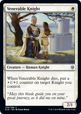 Venerable Knight (Throne of Eldraine) Light Play