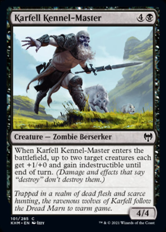Karfell Kennel-Master (Kaldheim) Light Play Foil