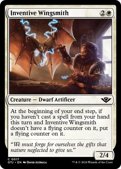 Inventive Wingsmith (Outlaws of Thunder Junction) Light Play Foil