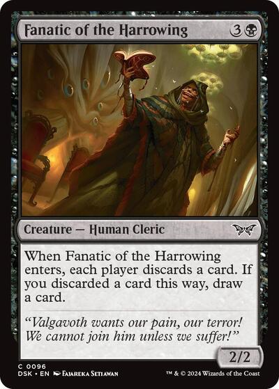 Fanatic of the Harrowing (Duskmourn: House of Horror) Light Play