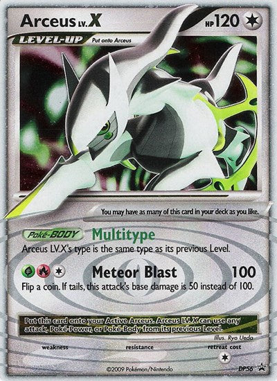 Arceus LV.X - DP56 (Diamond and Pearl Promos) Medium Play