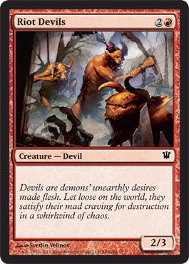 Riot Devils (Innistrad) Light Play