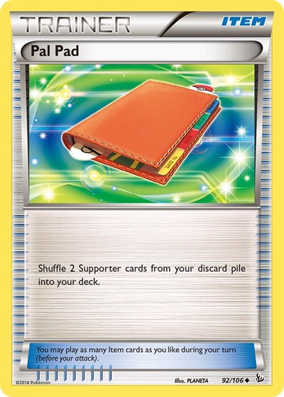 Pal Pad (XY - Flashfire) Damaged / Poor