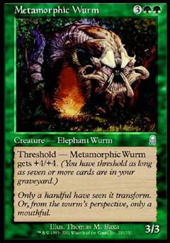 Metamorphic Wurm (Odyssey) Medium Play