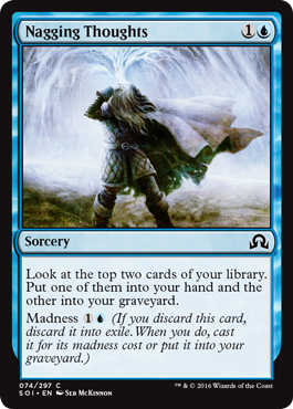 Nagging Thoughts (Shadows Over Innistrad) Light Play