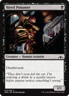 Hired Poisoner (Guilds of Ravnica) Light Play