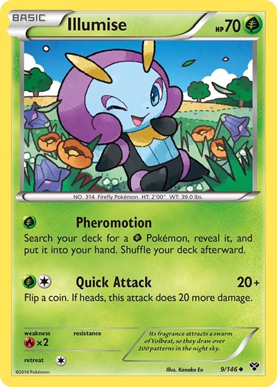 Illumise (XY Base Set) Damaged / Poor