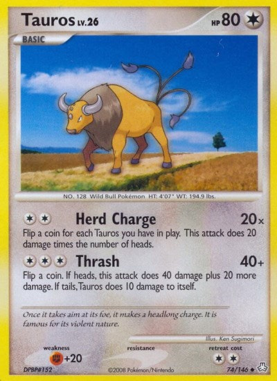 Tauros (Legends Awakened) Medium Play