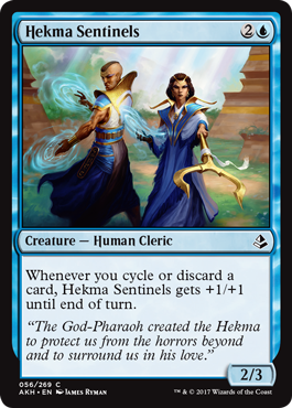 Hekma Sentinels (Amonkhet) Light Play Foil