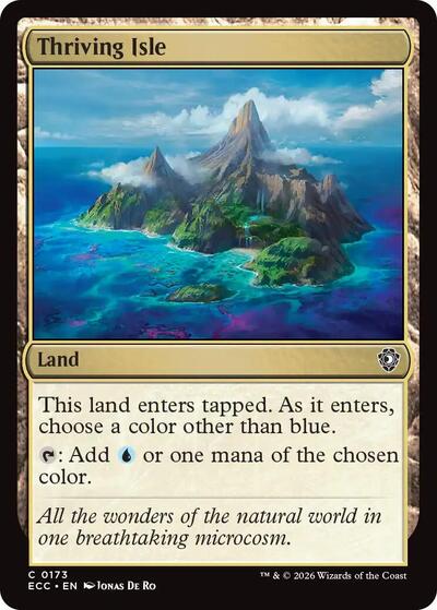 Thriving Isle (Commander: Lorwyn Eclipsed) Light Play