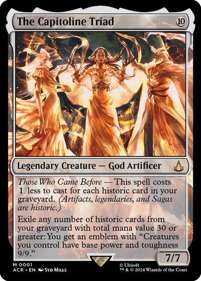 The Capitoline Triad (Universes Beyond: Assassin's Creed) Near Mint Foil